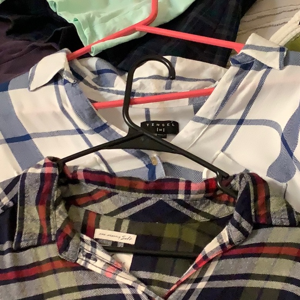 2 $5 Flannel
